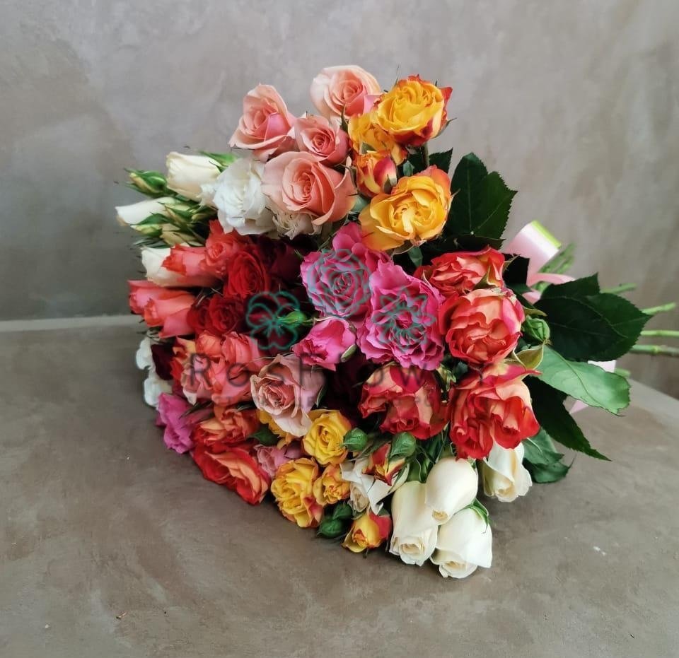 Букет цветов из: Розы в Обильном