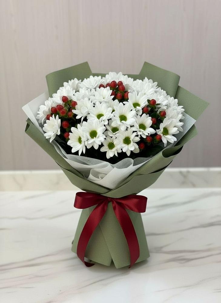 Букет цветов из: Хризантемы в Обильном