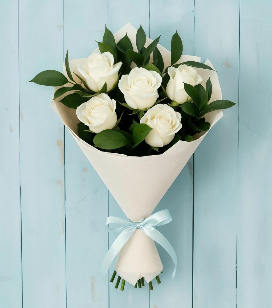 Букет цветов из: Розы в Обильном