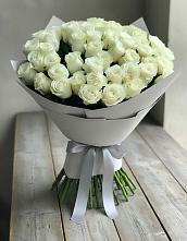 Букет 35 Белых роз в Обильном