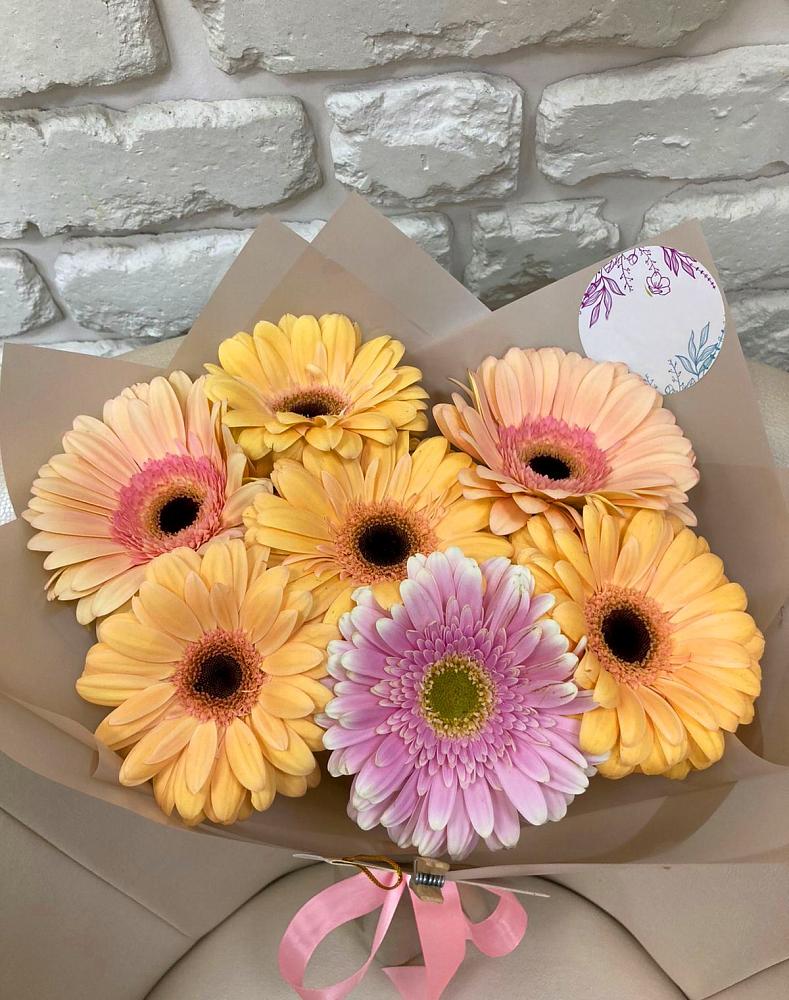 Букет цветов из: Герберы в Обильном