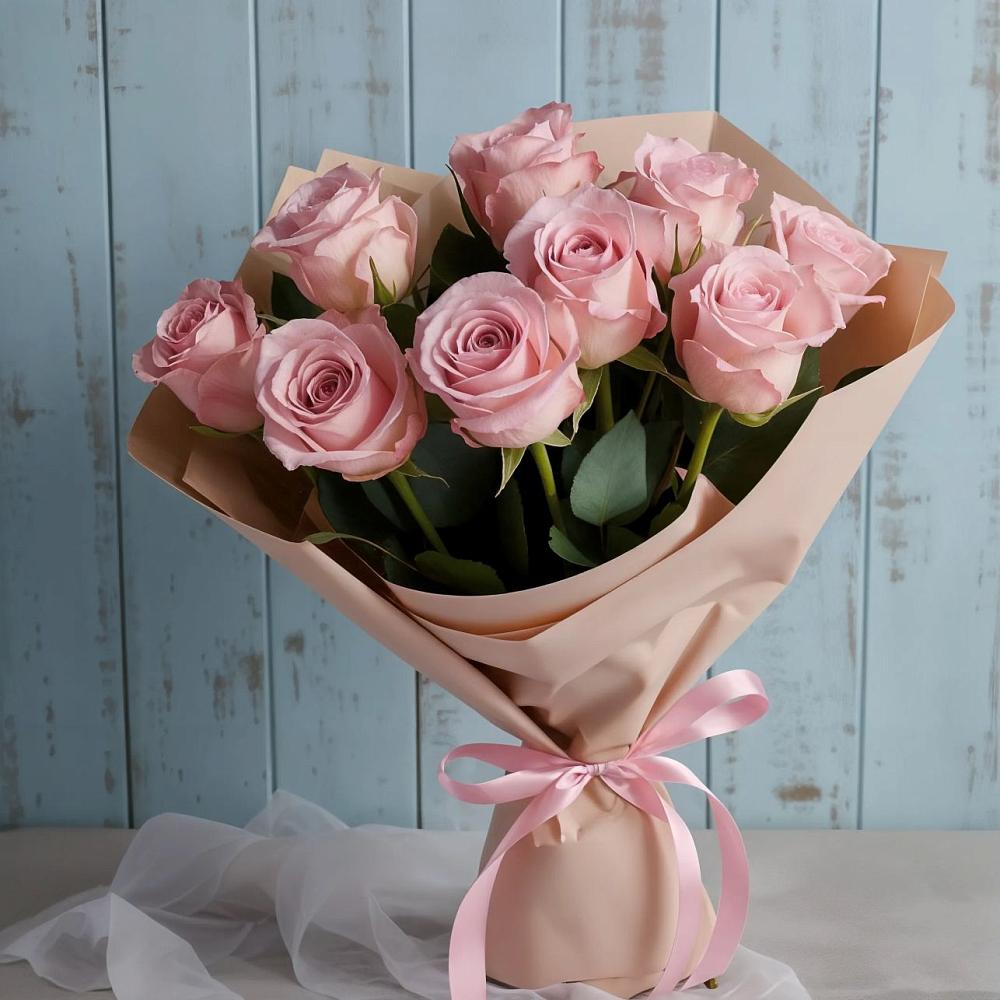 Букет цветов из: Розы в Обильном