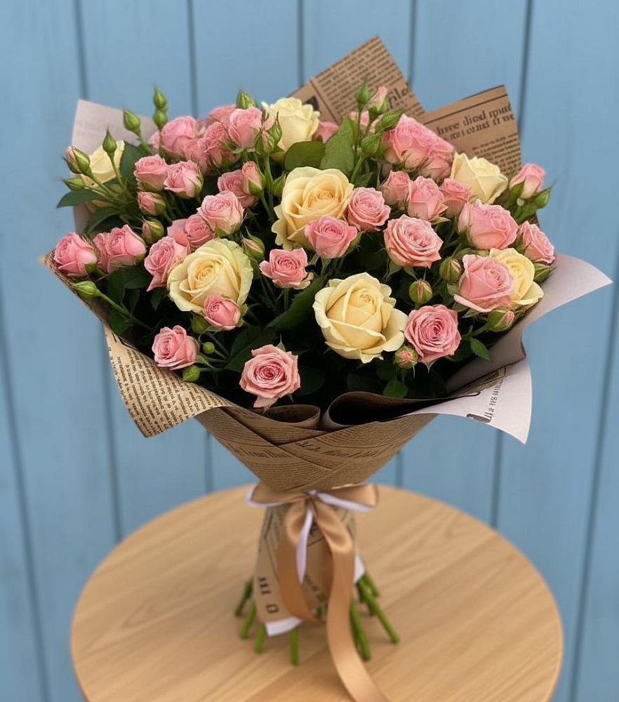 Букет цветов из: Розы в Обильном