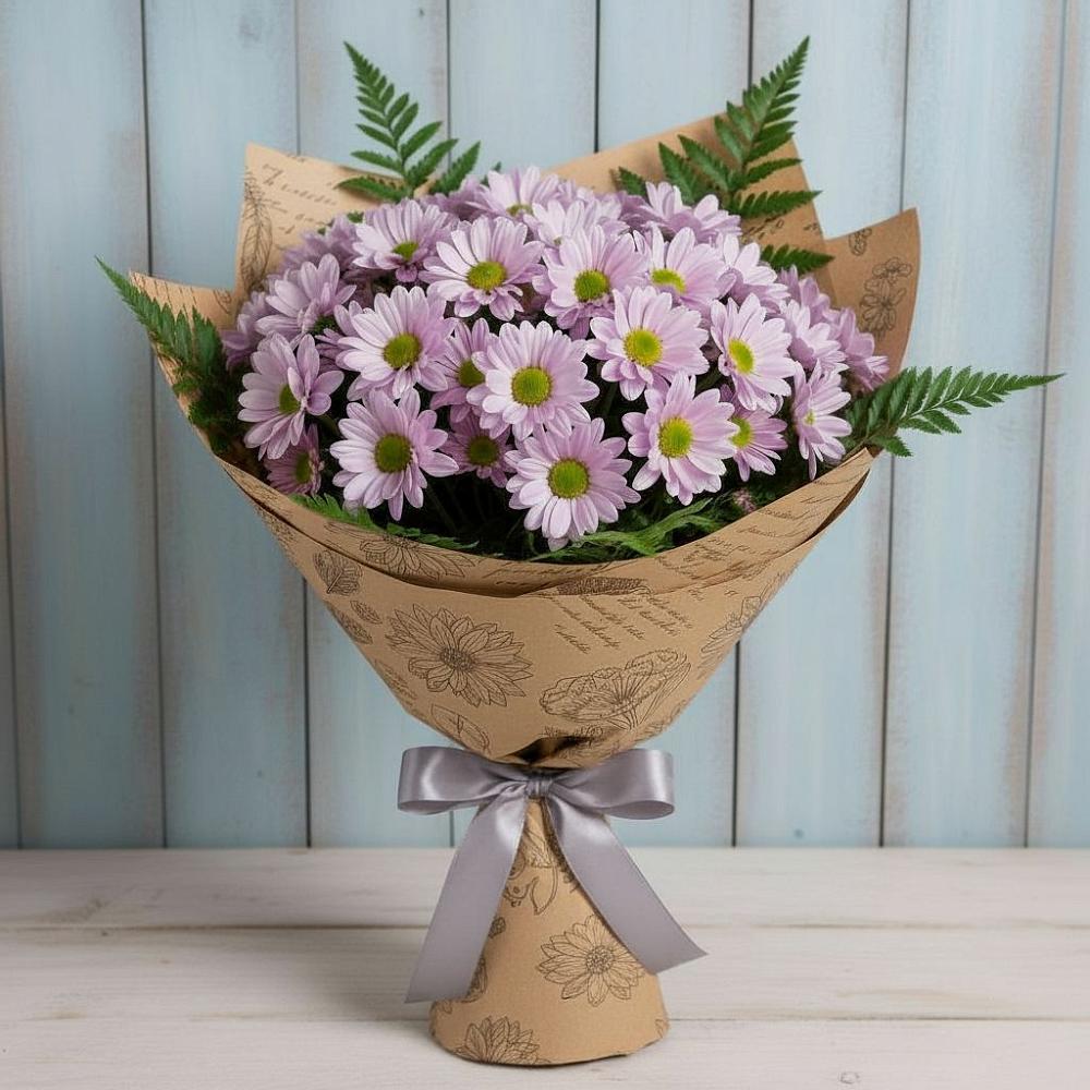 Букет цветов из: Хризантемы в Обильном