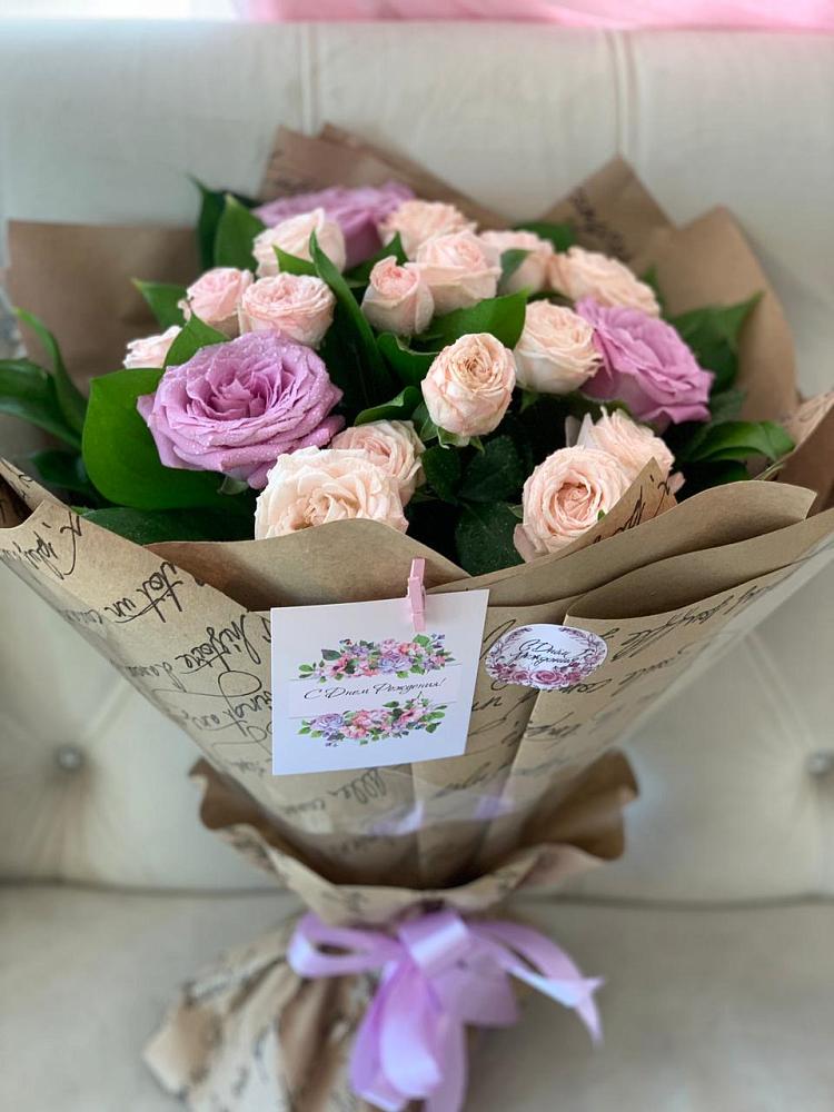 Букет цветов из: Розы в Обильном