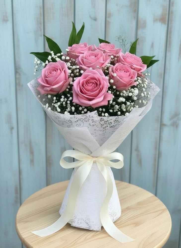 Букет цветов из: Розы в Обильном