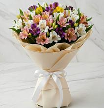 Букет цветов из:  Альстромерии в Обильном