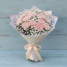 Букет цветов из:  Гвоздики в Обильном