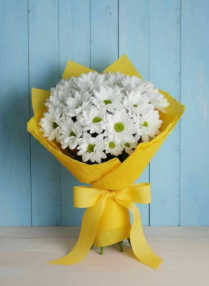 Букет цветов из: Хризантемы в Обильном