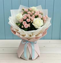 Букет цветов из:  Розы #REPLACE_PRED# Обильном