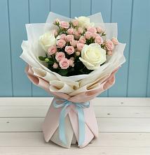 Букет цветов из:  Розы в Обильном