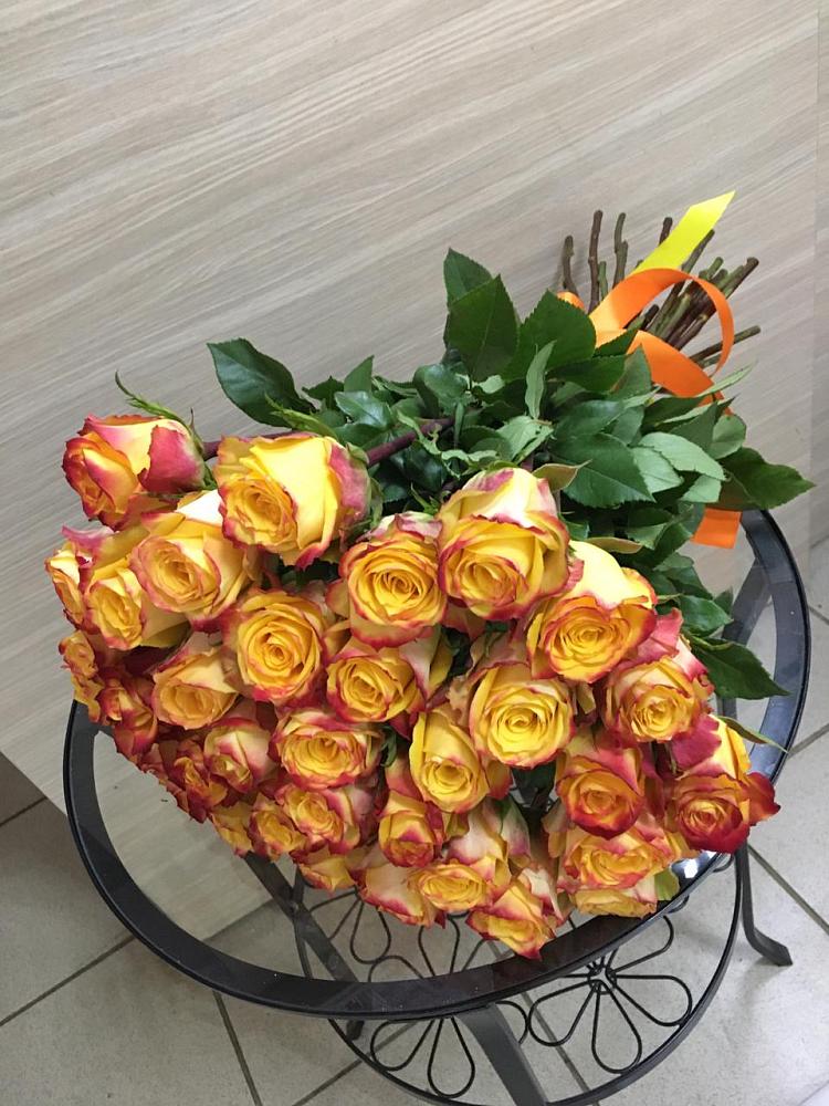 Букет Желтые розы в Обильном