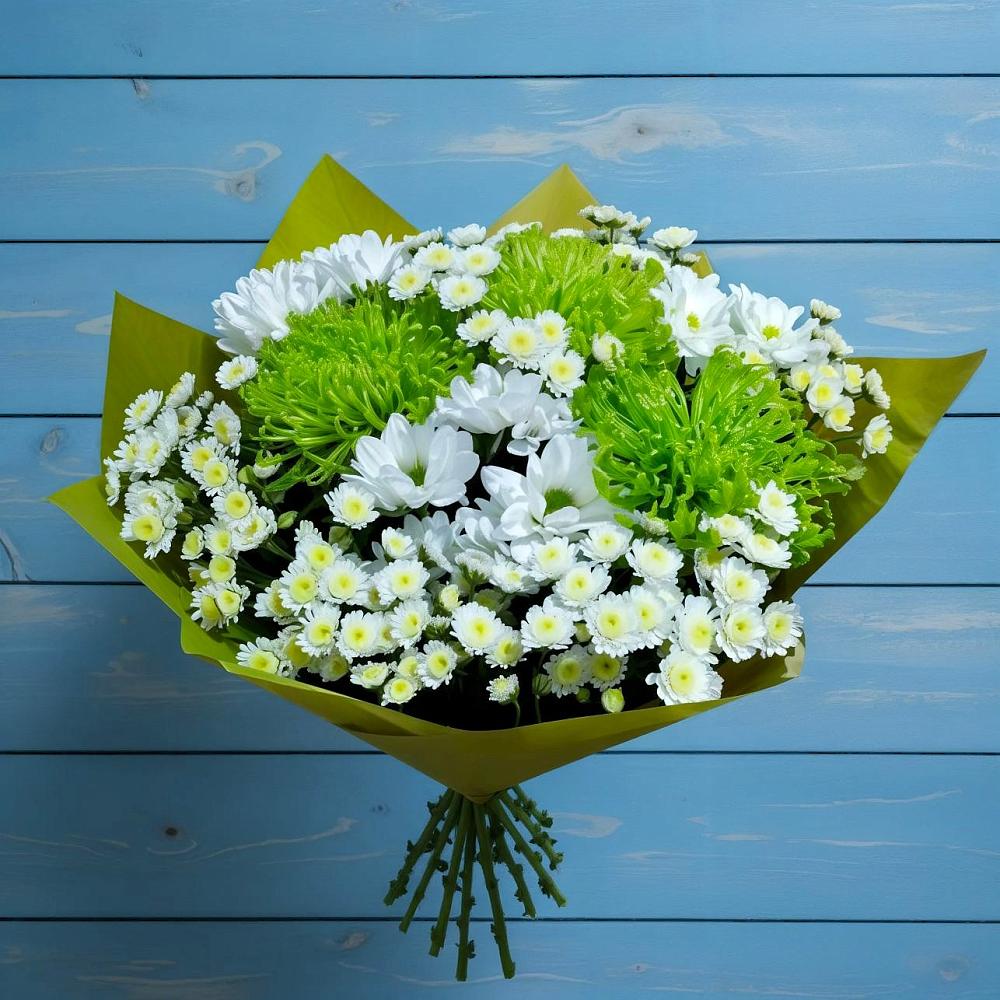 Букет цветов из: Хризантемы в Обильном