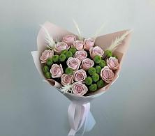 Букет цветов из:  Розы и Хризантемы в Обильном