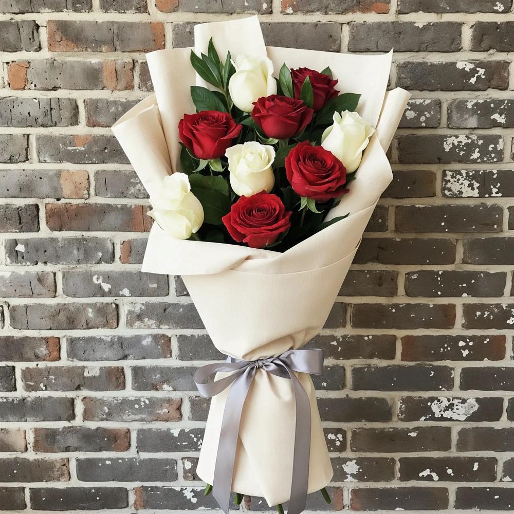 Букет цветов из: Розы в Обильном