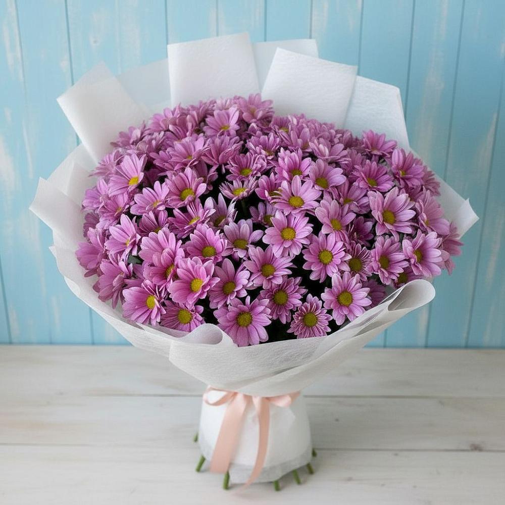 Букет цветов из: Хризантемы в Обильном