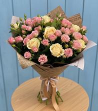 Букет цветов из:  Розы в Обильном