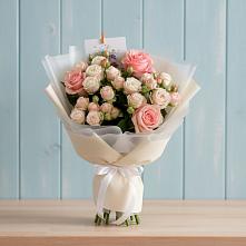 Букет цветов из:  Розы в Обильном
