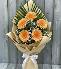 Букет цветов из:  Герберы в Обильном