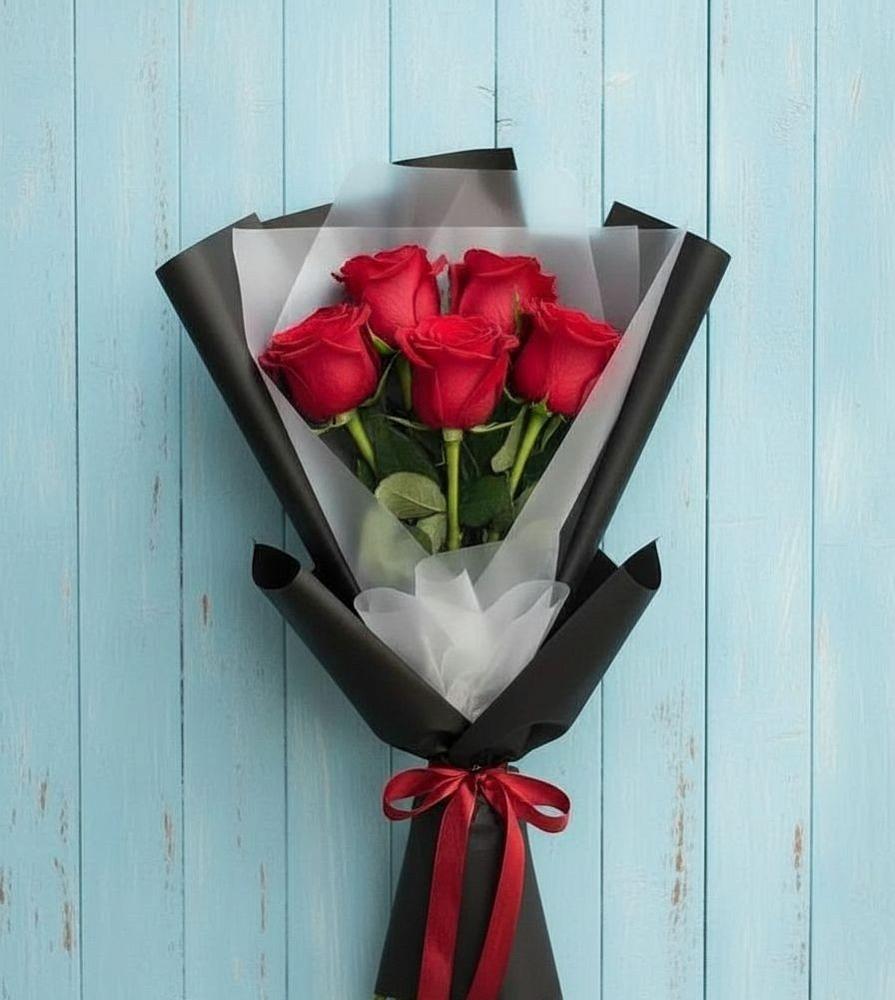 Букет цветов из: Розы в Обильном